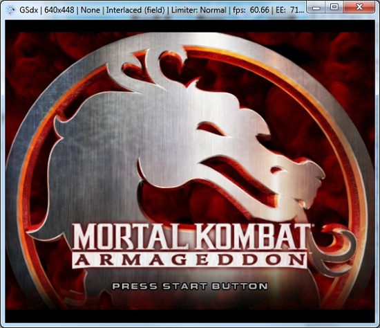 Mortal Kombat Armageddon - PCSX2